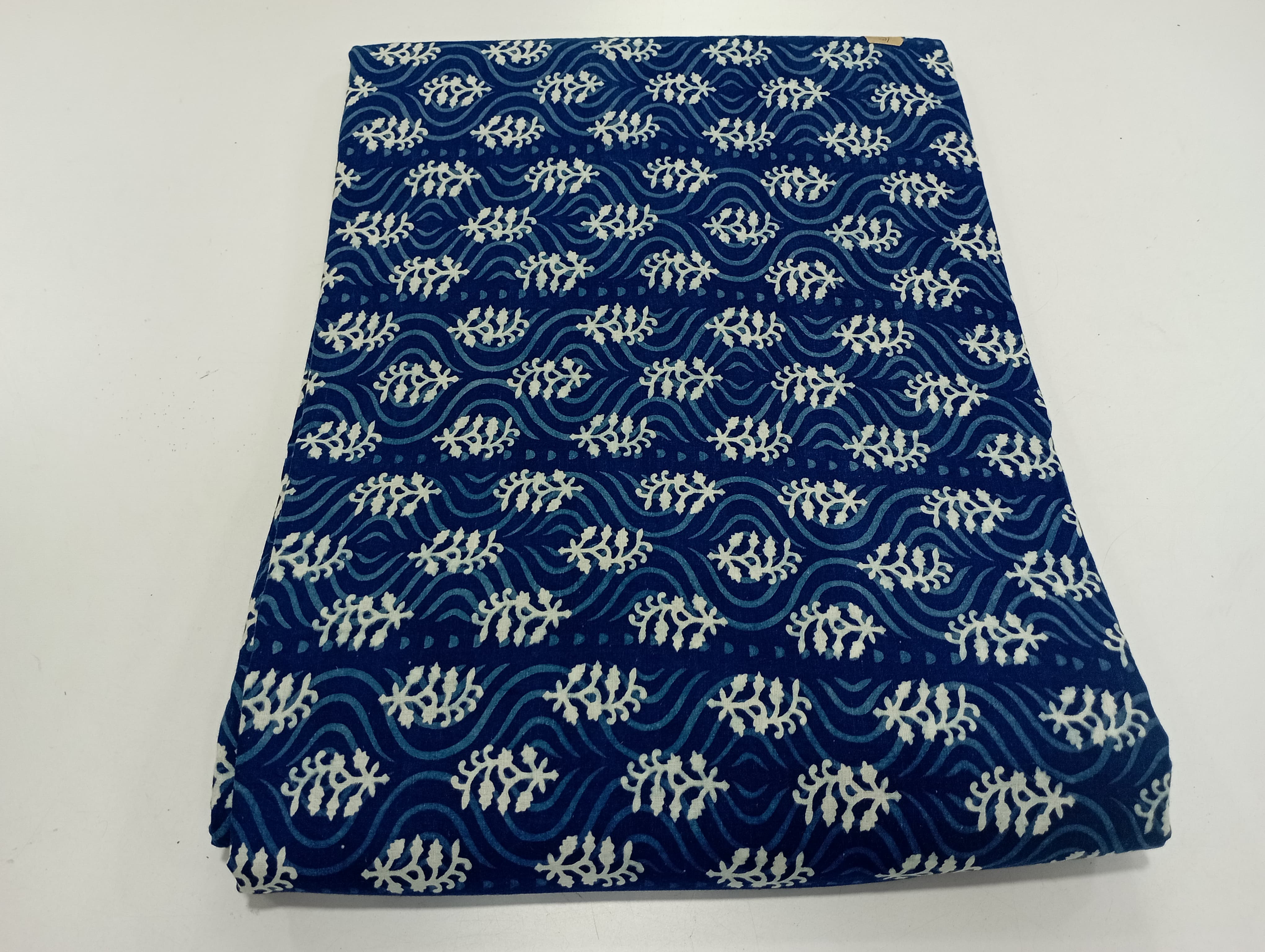 Indian indigo blue cotton fabric by govind exports